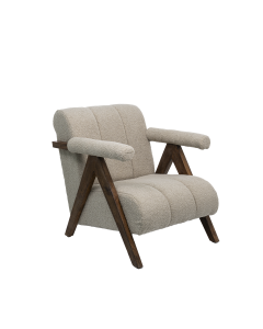 Lavinia Arm Chair WoodFabric
