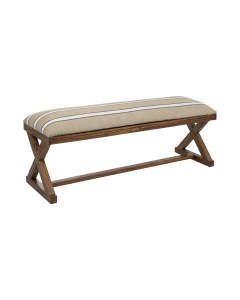 Jiya Bench Iron Mdf Fabric