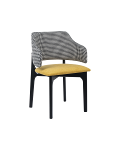 Zoe Chair Black Solid Wood