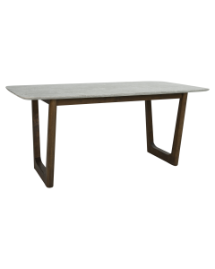 Nyla Dining Table 6 Seat Marble Wood