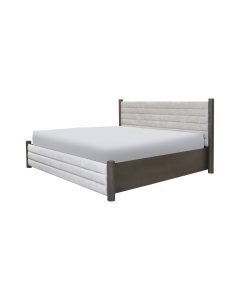 Riven Super King Bed Walnut Wood
