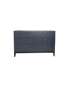 Lyra Dresser Dark Gray Walnut