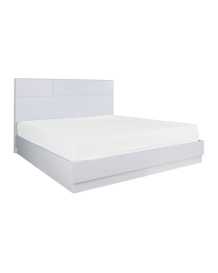 Liora Bed King White Wood