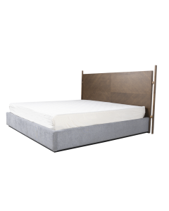 Lyric Super King Bed Walnut Wood