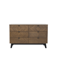 Lyric Dresser Walnut Black