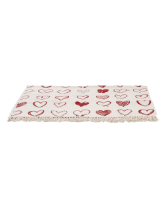 Mert Throw Cream Cotton Mix
