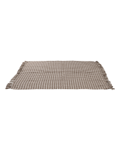 Ozlem Throw Brown Cotton Mix