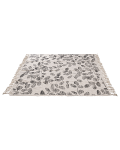 Roshan Throw Gray Cotton Mix