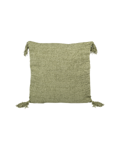 Suheyla Cushion Cover Olive Green Cotton