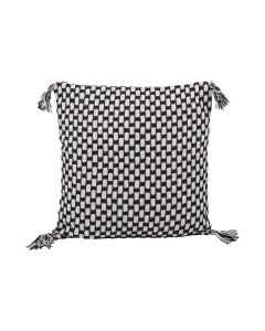 Errol Cushion Cover Black Cotton Mix