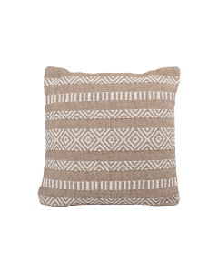 Gaius Cushion Cover Brown Cotton Mix