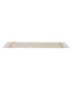 Trys Table Runner Beige Cotton