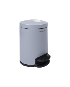 Sofia Waste Bin Matte Gray Steel