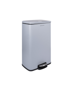 Adhara Waste Bin Matte Gray Steel