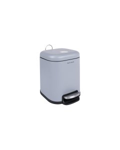 Ambar Waste Bin Matte Gray Steel