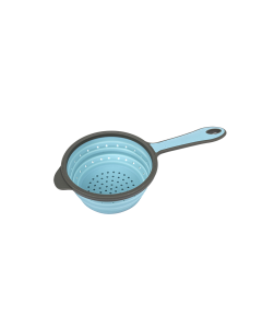 Damari Folding Colander Blue Silicone