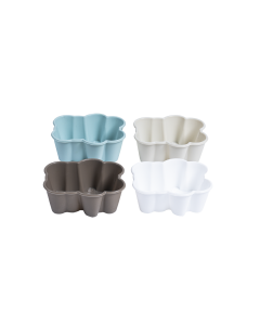 Marilla Cup Cake Mould Blue Silicone 4Pcs
