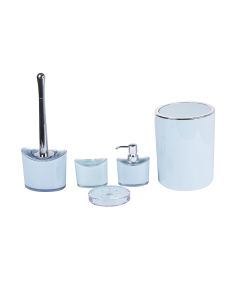 Brei Bathroom Accessories Blue 5Pcs