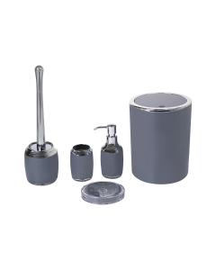 Cal Bathroom Accessories Gray 5Pcs