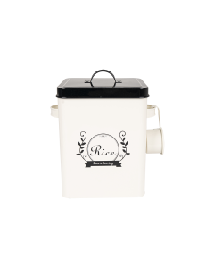 Tuc Rice Box White Iron