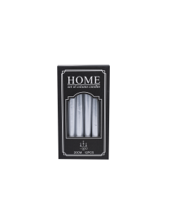 Felicia 12pcs Candles Argent