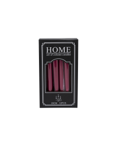 Felicia 12pcs Candles Red