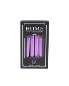 Felicia 12pcs Candles Purple