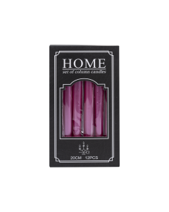 Felicia 12pcs Candles Rose Pink