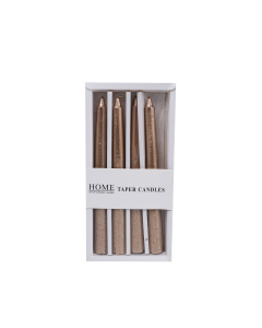 Amper 4pcs Candles Rose Gold
