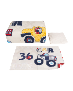Cars Comforter Set 3 pcs Multi Color Cotton