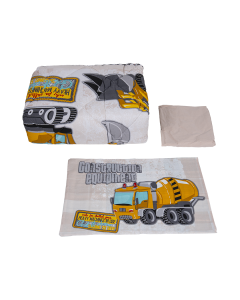 Track Comforter Set 3 pcs Multi Color Cotton