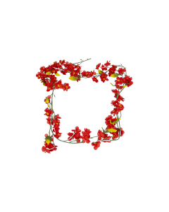 Keion Garland Flower Red Plastic
