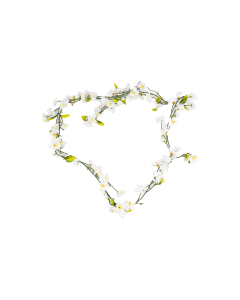 Keion Garland Flower Cream Plastic