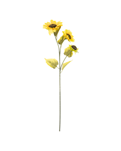 Sunny Flower 3heads Yellow Plastic