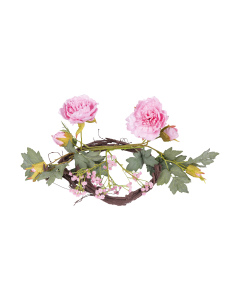 Peony Wreath