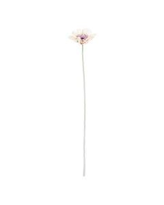 Gerbera Flower Purple White Plastic