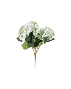 Hydrangea Flower Bouquet Light Blue Plastic
