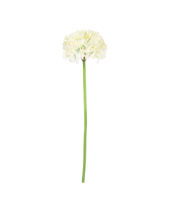 Hydrangea Flower Ivory White Plastic
