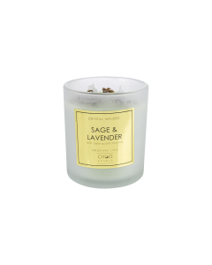 Corvin Scented Candle Green Glass