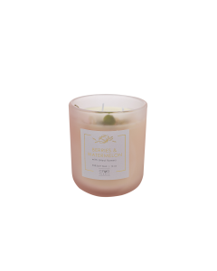 Corvin Glass Scented Candle - Pink