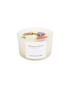 Corvin Scented Candle White Glass