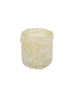Kara Scented candle White Glass