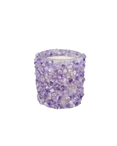 Mae Scented Candle Purple Glass