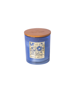 Chaney Scented Candle Blue Glass