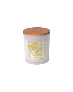 Chaney Scented Candle White Glass