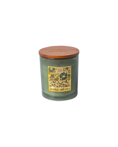 Chaney Scented Candle Green Glass