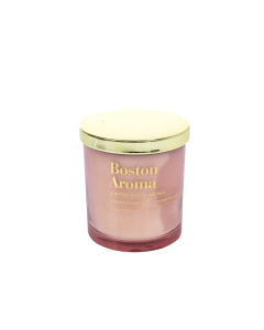 Anelie Scented Candle Pink Glass