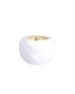 Akira Scented Candle White Glass