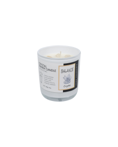 Mila Scented Candle White Glass