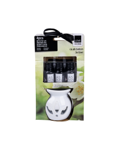 Lisa Aroma Oil Multi Color Glass